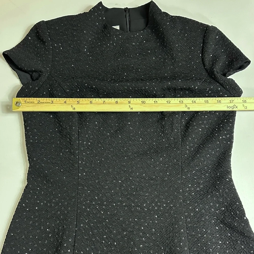 Vintage 90s David Warren New York Elegant Dress Raised Studded Details Size 8